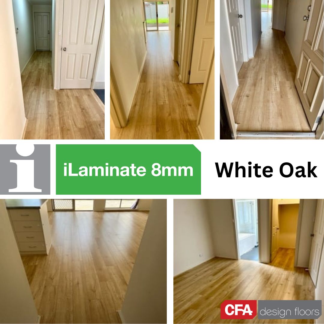 8mm White Oak Laminate Floor Boards
