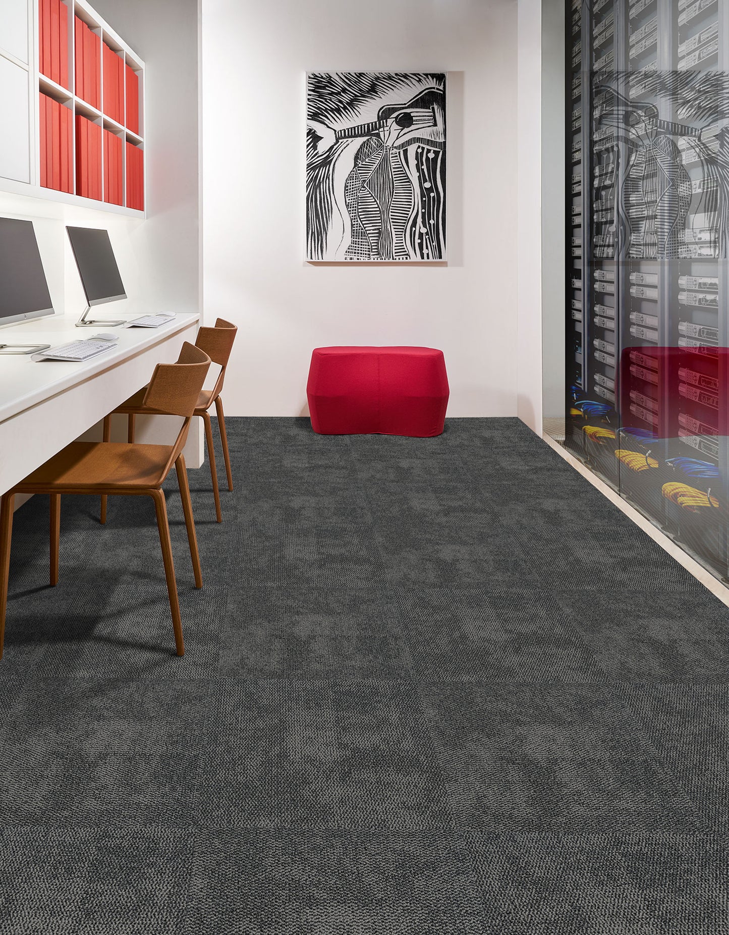 Madison Ash Commercial Carpet Tiles