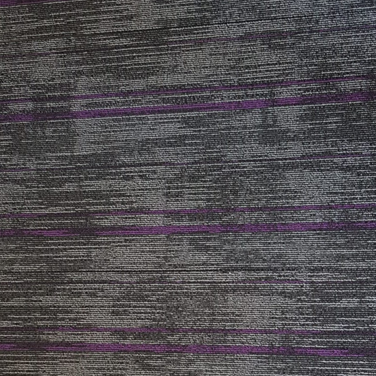 Serenity Storm Purple/Grey Commercial Carpet Tiles