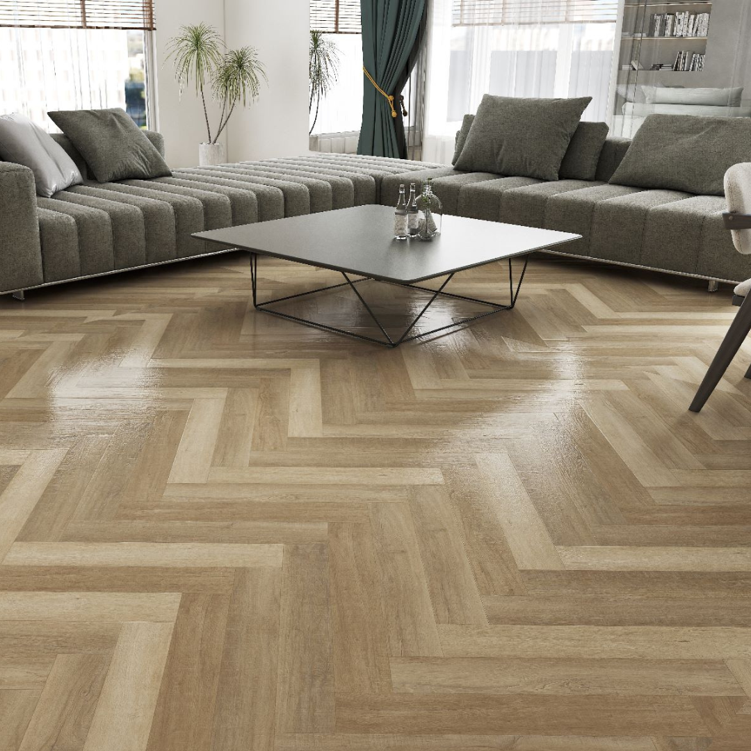 Vaucluse Hybrid Herringbone Victorian Oak HB120